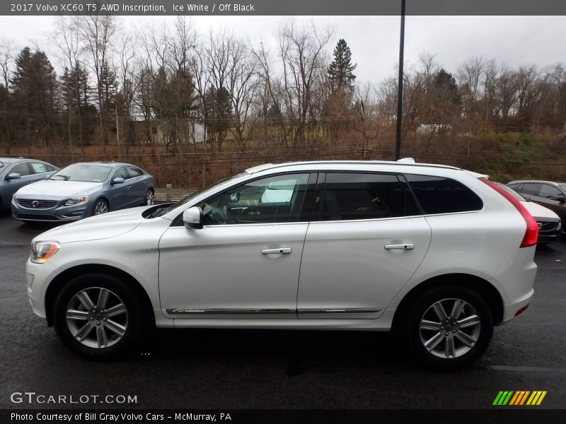 Ice White / Off Black 2017 Volvo XC60 T5 AWD Inscription