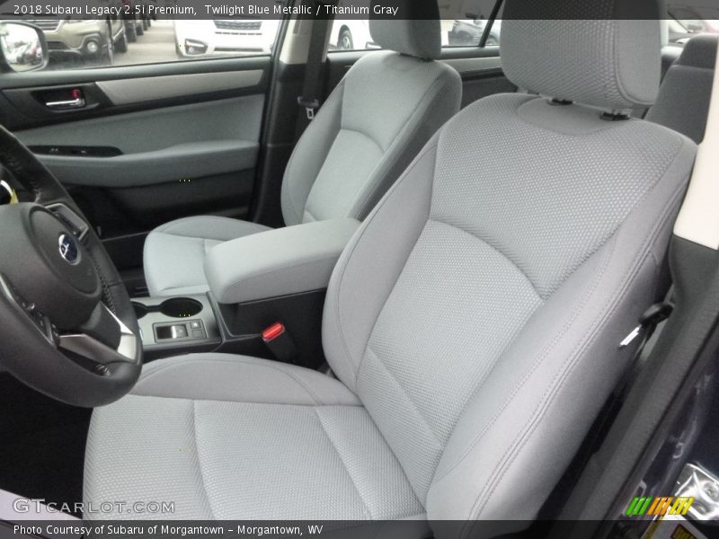 Twilight Blue Metallic / Titanium Gray 2018 Subaru Legacy 2.5i Premium