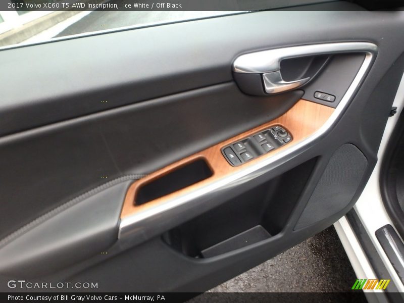 Ice White / Off Black 2017 Volvo XC60 T5 AWD Inscription
