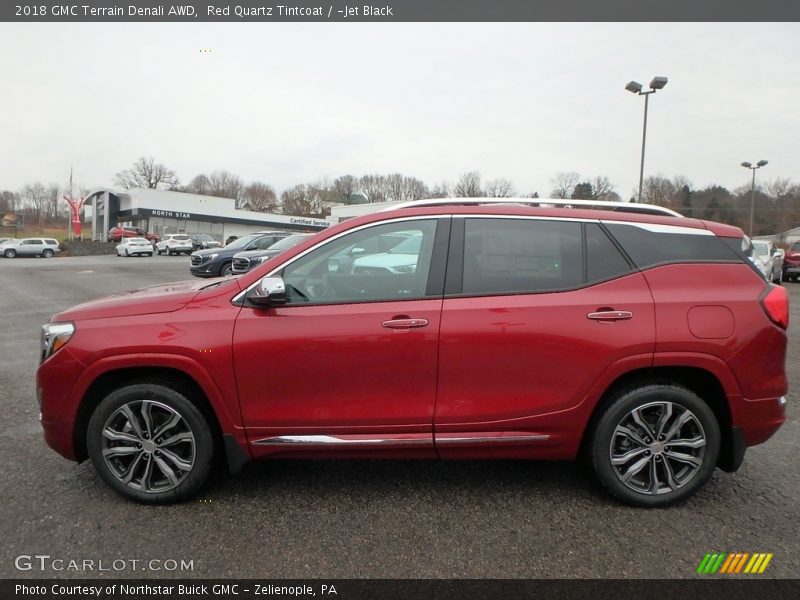 Red Quartz Tintcoat / ­Jet Black 2018 GMC Terrain Denali AWD