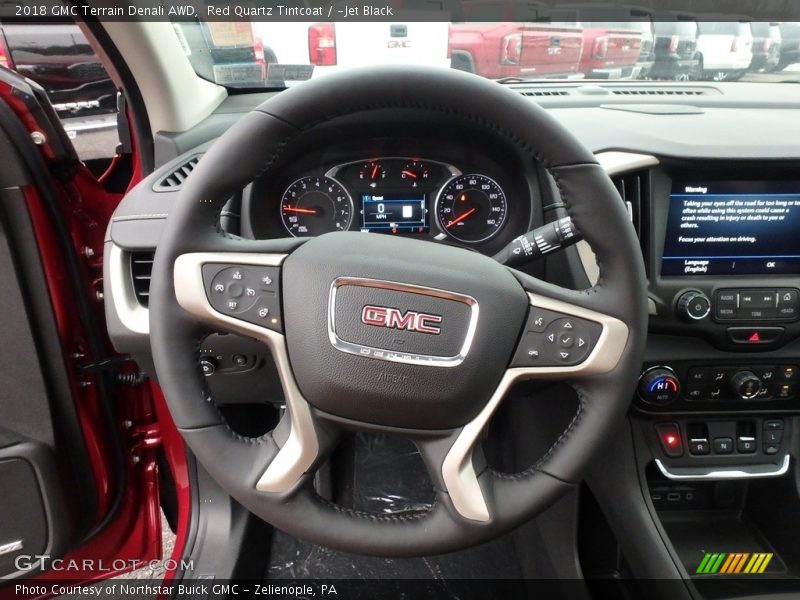 Red Quartz Tintcoat / ­Jet Black 2018 GMC Terrain Denali AWD