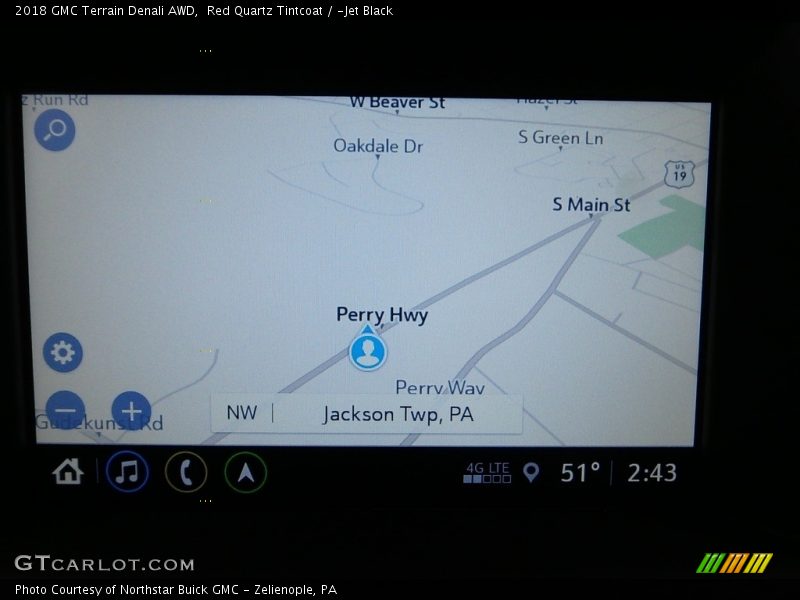 Red Quartz Tintcoat / ­Jet Black 2018 GMC Terrain Denali AWD