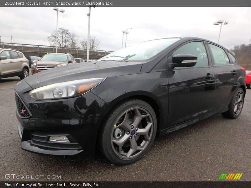 Front 3/4 View of 2018 Focus ST Hatch