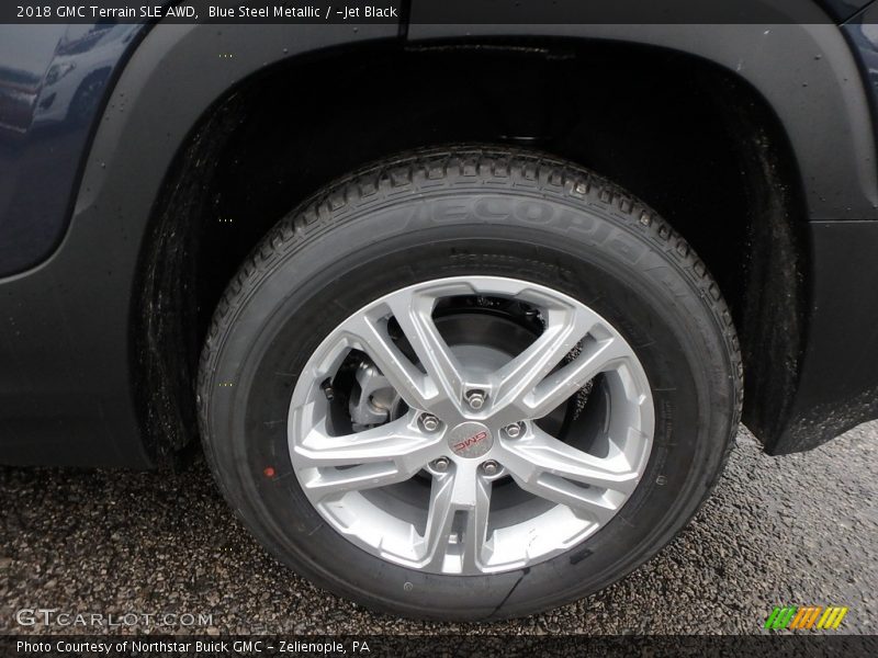 Blue Steel Metallic / ­Jet Black 2018 GMC Terrain SLE AWD