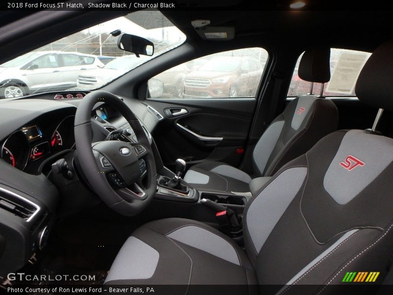 Front Seat of 2018 Focus ST Hatch