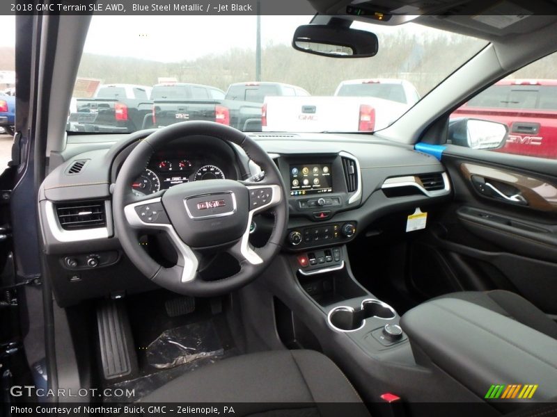 Blue Steel Metallic / ­Jet Black 2018 GMC Terrain SLE AWD