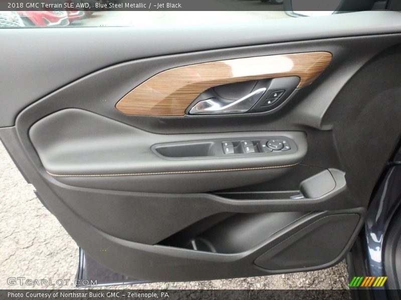 Blue Steel Metallic / ­Jet Black 2018 GMC Terrain SLE AWD