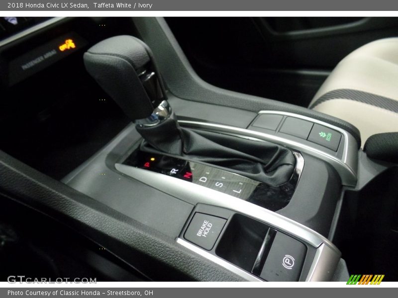 Taffeta White / Ivory 2018 Honda Civic LX Sedan