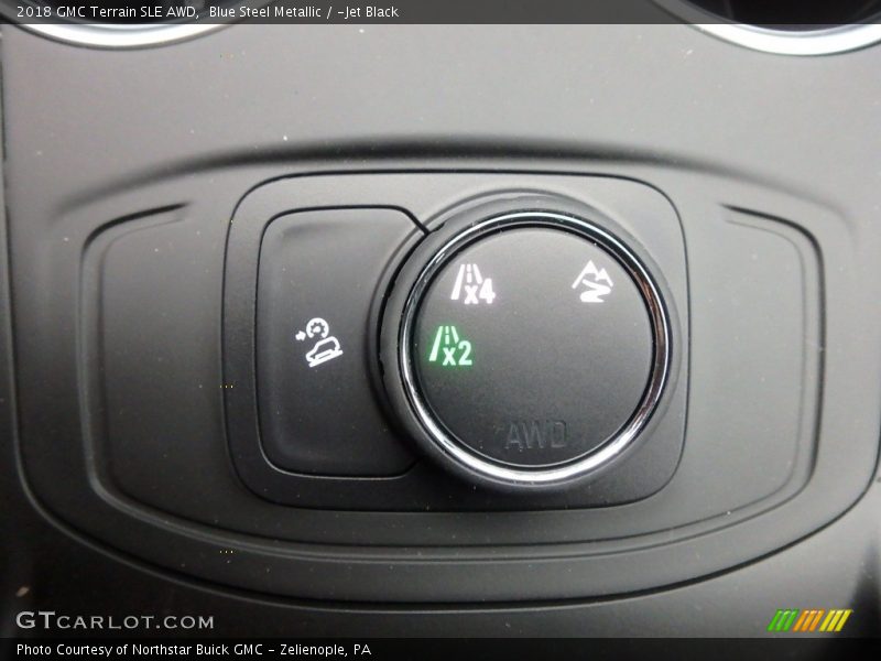 Blue Steel Metallic / ­Jet Black 2018 GMC Terrain SLE AWD