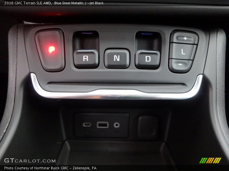 Blue Steel Metallic / ­Jet Black 2018 GMC Terrain SLE AWD