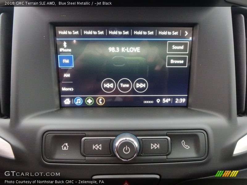 Blue Steel Metallic / ­Jet Black 2018 GMC Terrain SLE AWD