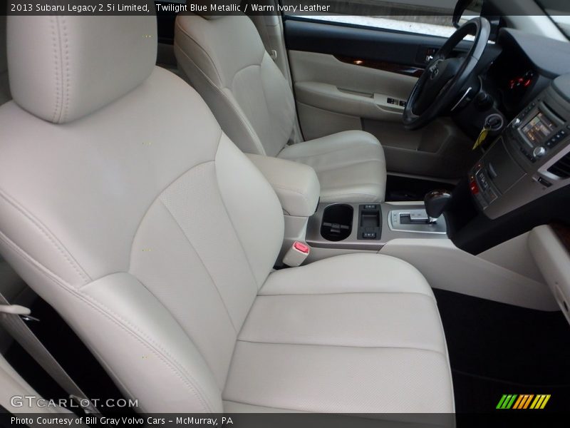 Twilight Blue Metallic / Warm Ivory Leather 2013 Subaru Legacy 2.5i Limited