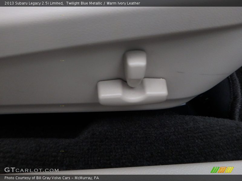 Twilight Blue Metallic / Warm Ivory Leather 2013 Subaru Legacy 2.5i Limited