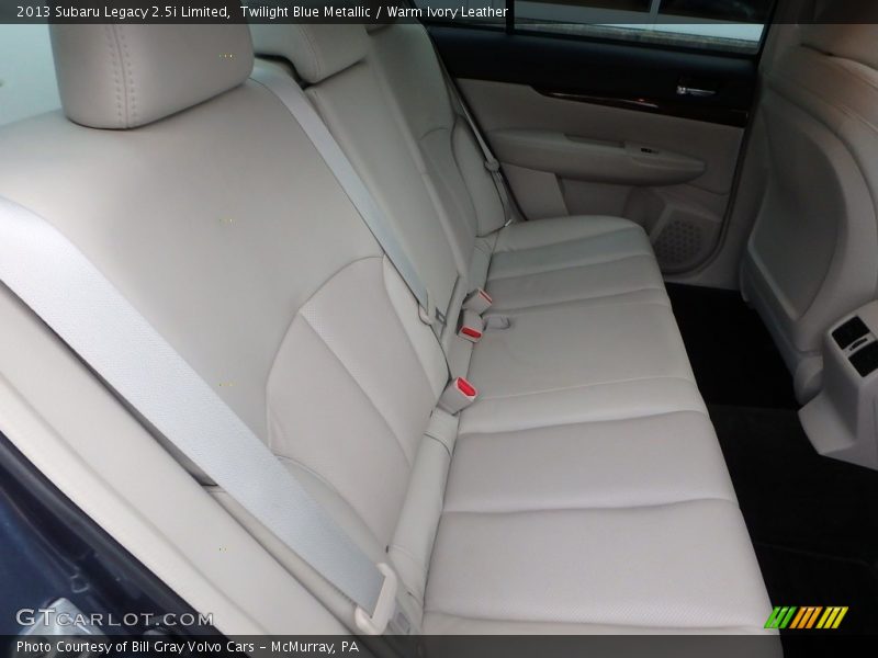 Twilight Blue Metallic / Warm Ivory Leather 2013 Subaru Legacy 2.5i Limited