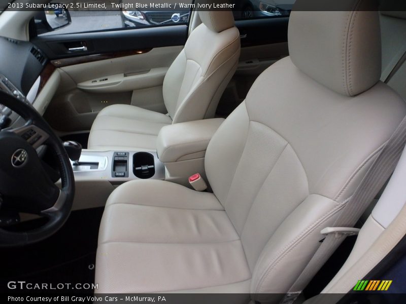 Twilight Blue Metallic / Warm Ivory Leather 2013 Subaru Legacy 2.5i Limited