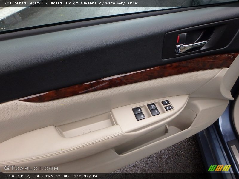 Twilight Blue Metallic / Warm Ivory Leather 2013 Subaru Legacy 2.5i Limited