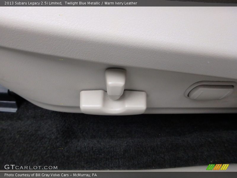 Twilight Blue Metallic / Warm Ivory Leather 2013 Subaru Legacy 2.5i Limited