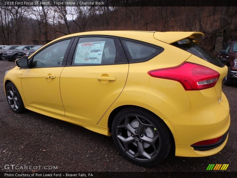 Triple Yellow / Charcoal Black 2018 Ford Focus ST Hatch