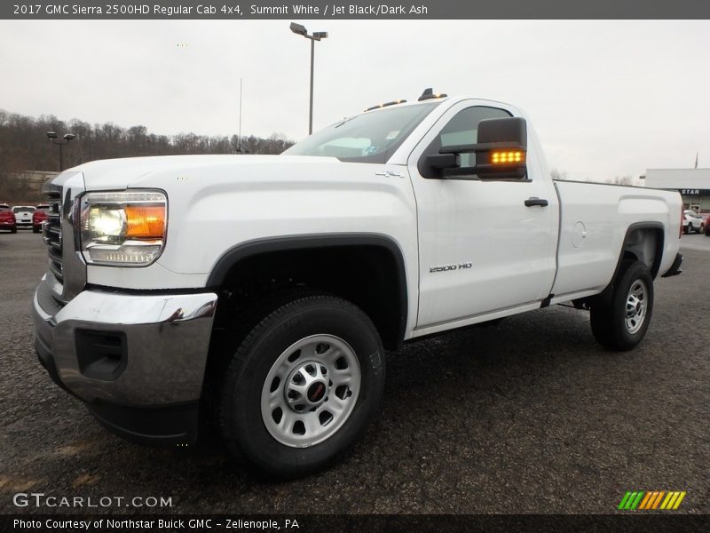 Summit White / Jet Black/Dark Ash 2017 GMC Sierra 2500HD Regular Cab 4x4
