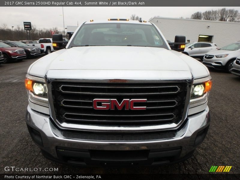 Summit White / Jet Black/Dark Ash 2017 GMC Sierra 2500HD Regular Cab 4x4