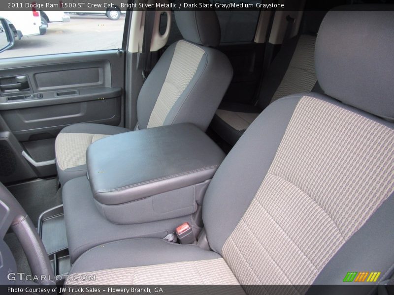 Bright Silver Metallic / Dark Slate Gray/Medium Graystone 2011 Dodge Ram 1500 ST Crew Cab