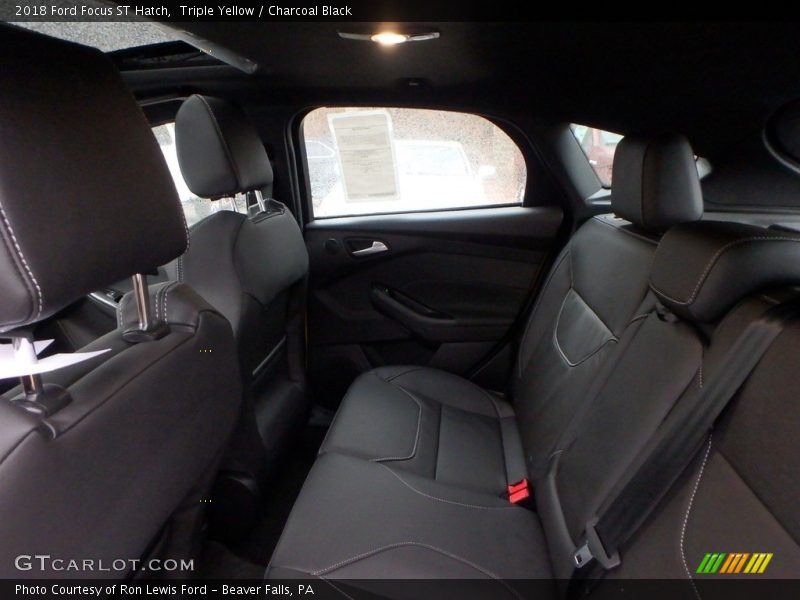 Rear Seat of 2018 Focus ST Hatch