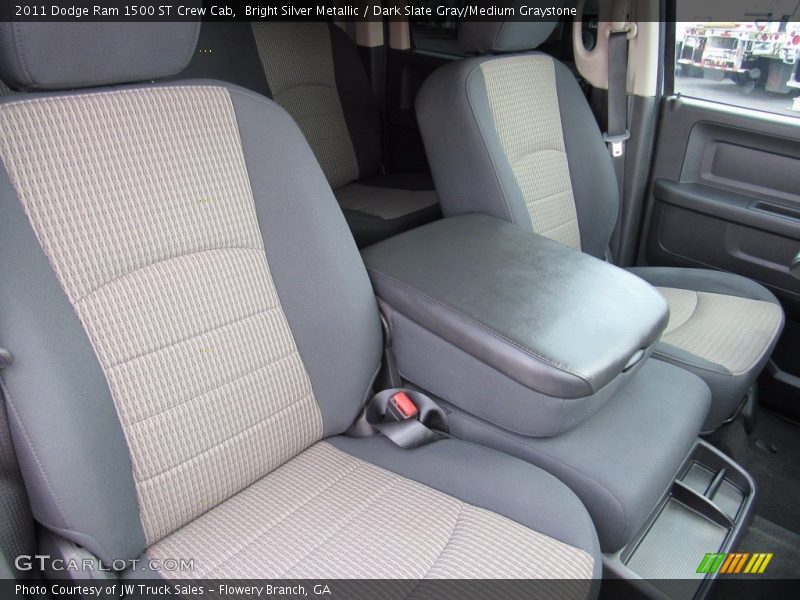 Bright Silver Metallic / Dark Slate Gray/Medium Graystone 2011 Dodge Ram 1500 ST Crew Cab