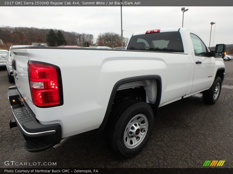 Summit White / Jet Black/Dark Ash 2017 GMC Sierra 2500HD Regular Cab 4x4