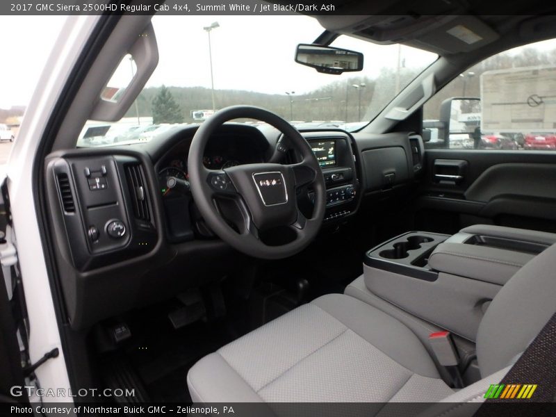  2017 Sierra 2500HD Regular Cab 4x4 Jet Black/Dark Ash Interior