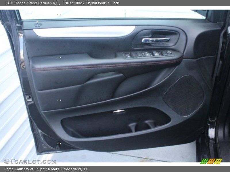 Brilliant Black Crystal Pearl / Black 2016 Dodge Grand Caravan R/T