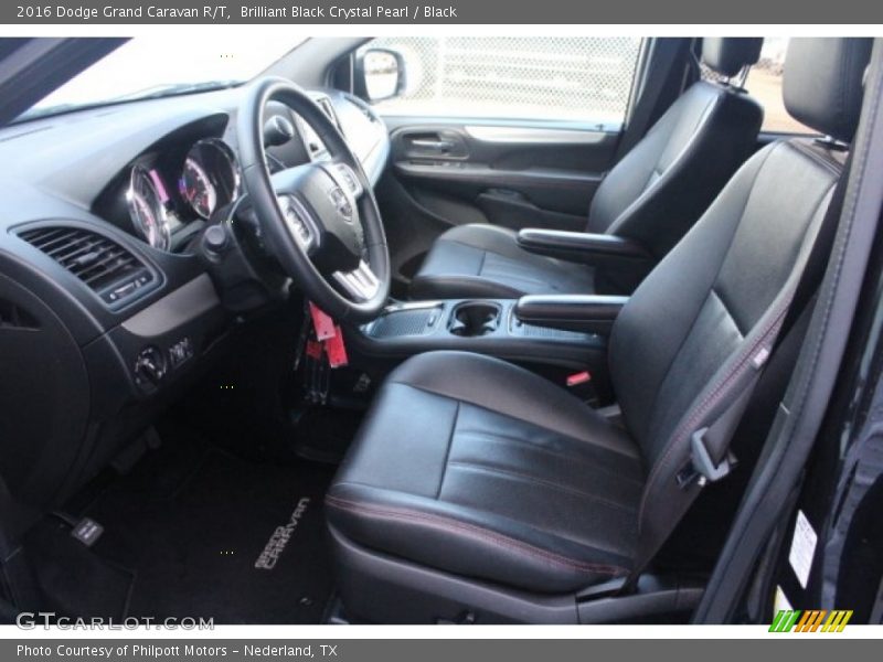 Brilliant Black Crystal Pearl / Black 2016 Dodge Grand Caravan R/T
