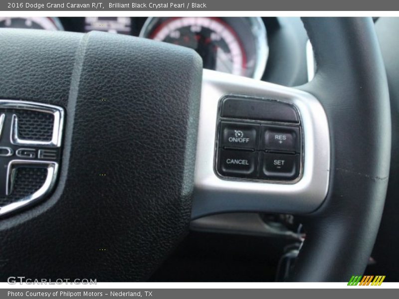 Brilliant Black Crystal Pearl / Black 2016 Dodge Grand Caravan R/T