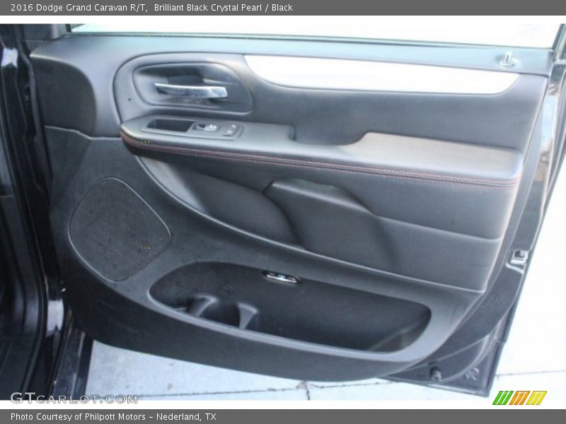 Brilliant Black Crystal Pearl / Black 2016 Dodge Grand Caravan R/T
