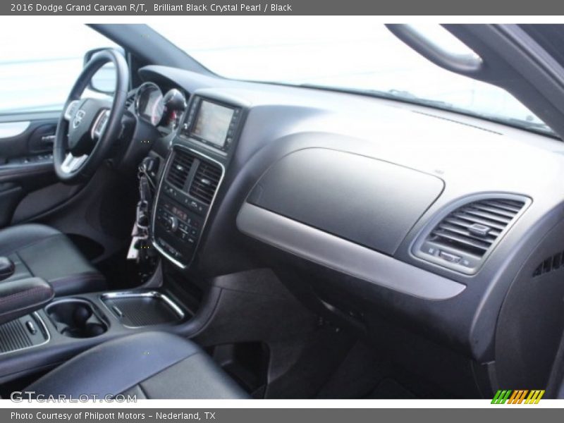 Brilliant Black Crystal Pearl / Black 2016 Dodge Grand Caravan R/T