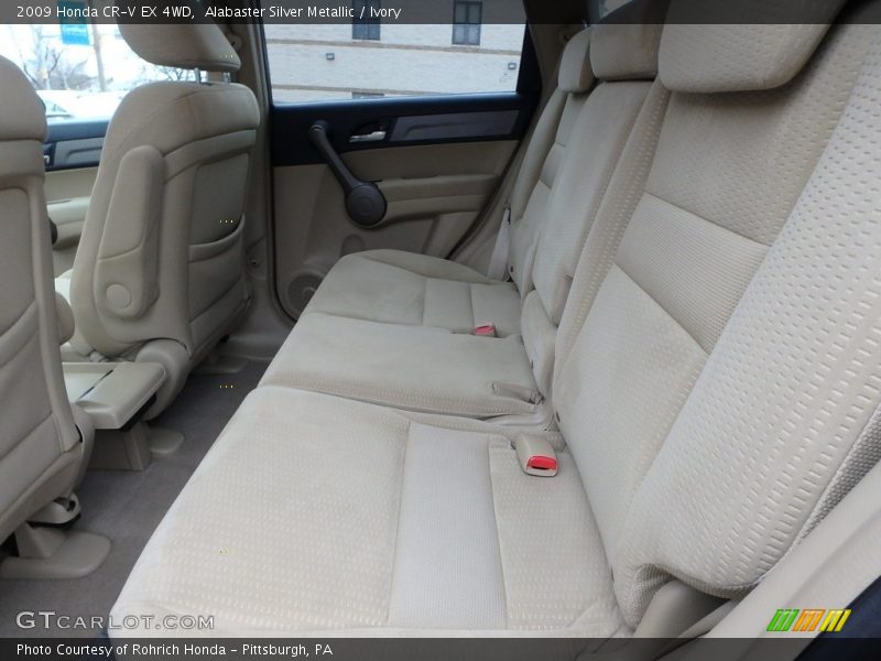Alabaster Silver Metallic / Ivory 2009 Honda CR-V EX 4WD