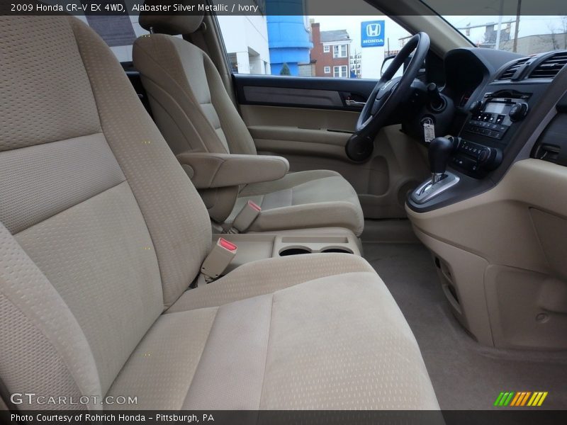 Alabaster Silver Metallic / Ivory 2009 Honda CR-V EX 4WD