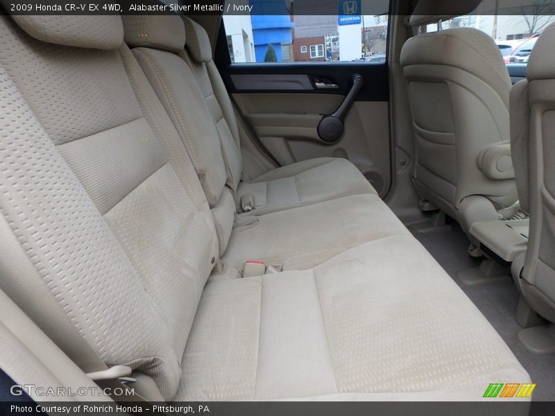 Alabaster Silver Metallic / Ivory 2009 Honda CR-V EX 4WD