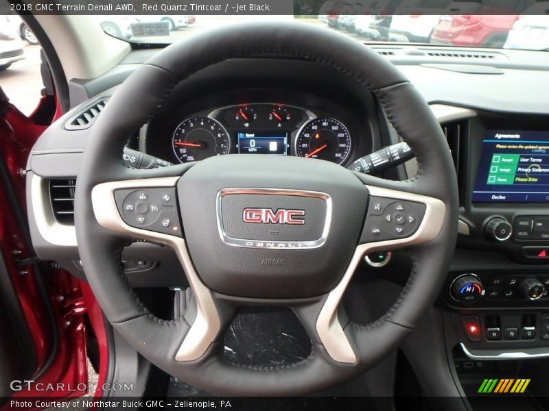 Red Quartz Tintcoat / ­Jet Black 2018 GMC Terrain Denali AWD