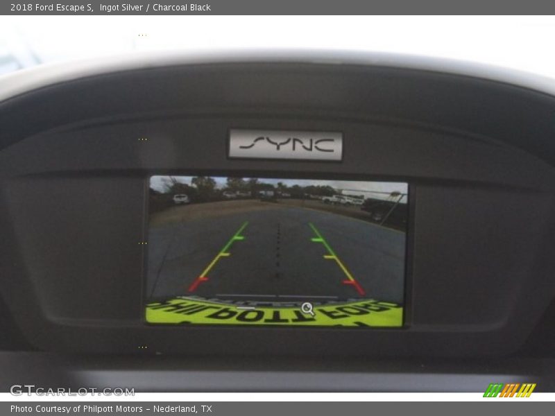Ingot Silver / Charcoal Black 2018 Ford Escape S