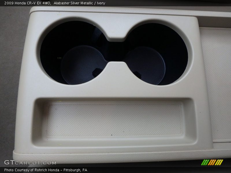 Alabaster Silver Metallic / Ivory 2009 Honda CR-V EX 4WD