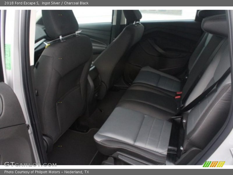 Ingot Silver / Charcoal Black 2018 Ford Escape S
