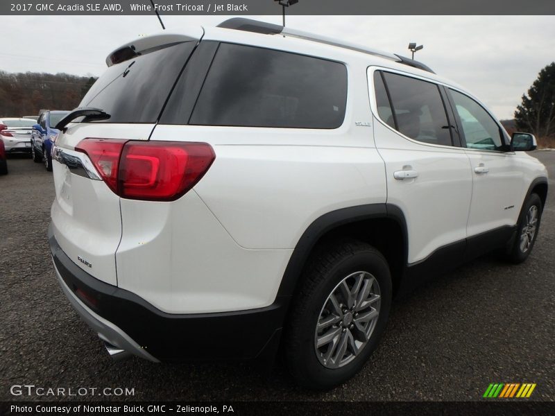 White Frost Tricoat / Jet Black 2017 GMC Acadia SLE AWD