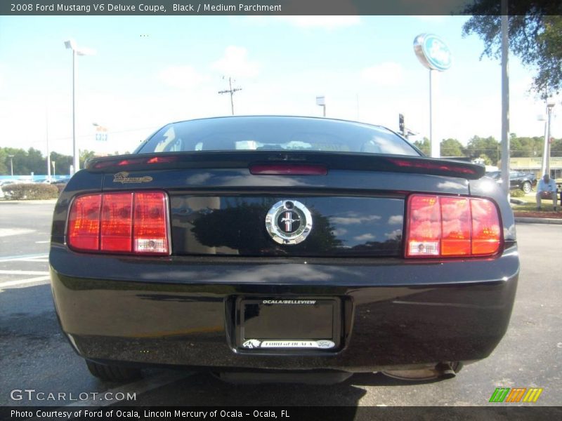 Black / Medium Parchment 2008 Ford Mustang V6 Deluxe Coupe