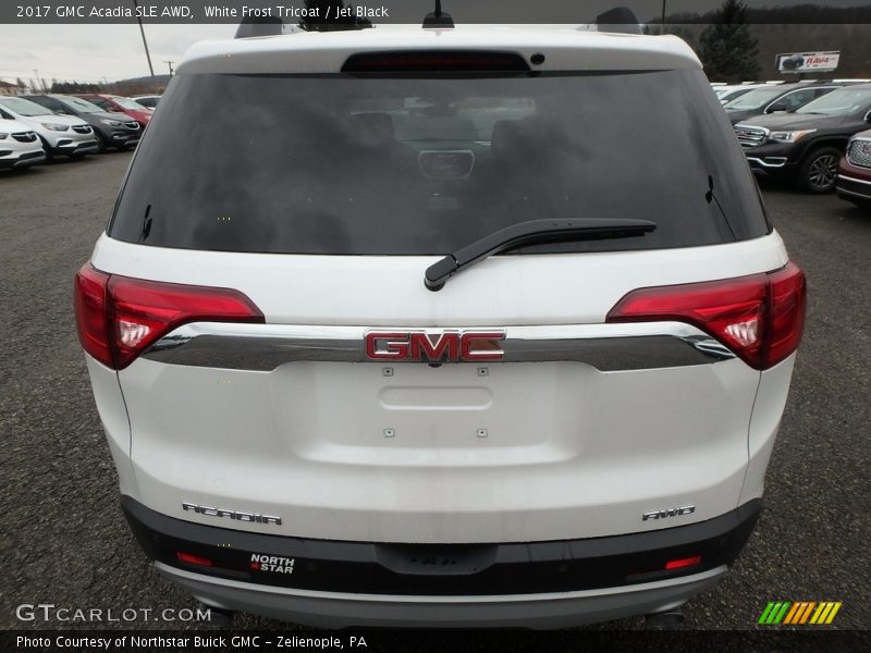 White Frost Tricoat / Jet Black 2017 GMC Acadia SLE AWD