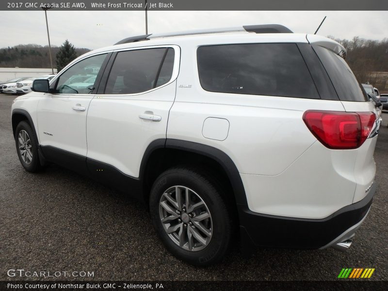 White Frost Tricoat / Jet Black 2017 GMC Acadia SLE AWD