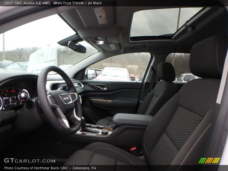 White Frost Tricoat / Jet Black 2017 GMC Acadia SLE AWD