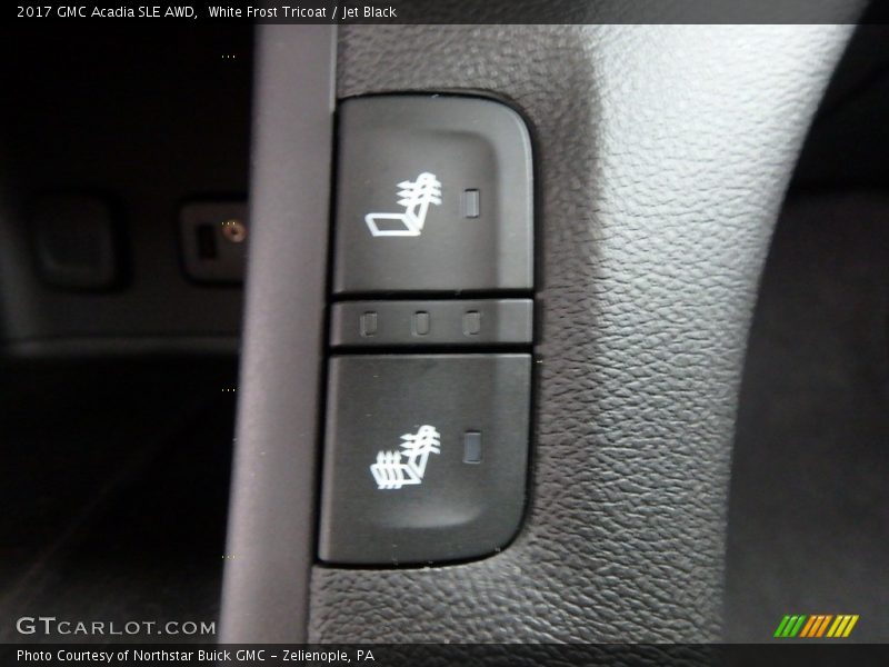 White Frost Tricoat / Jet Black 2017 GMC Acadia SLE AWD