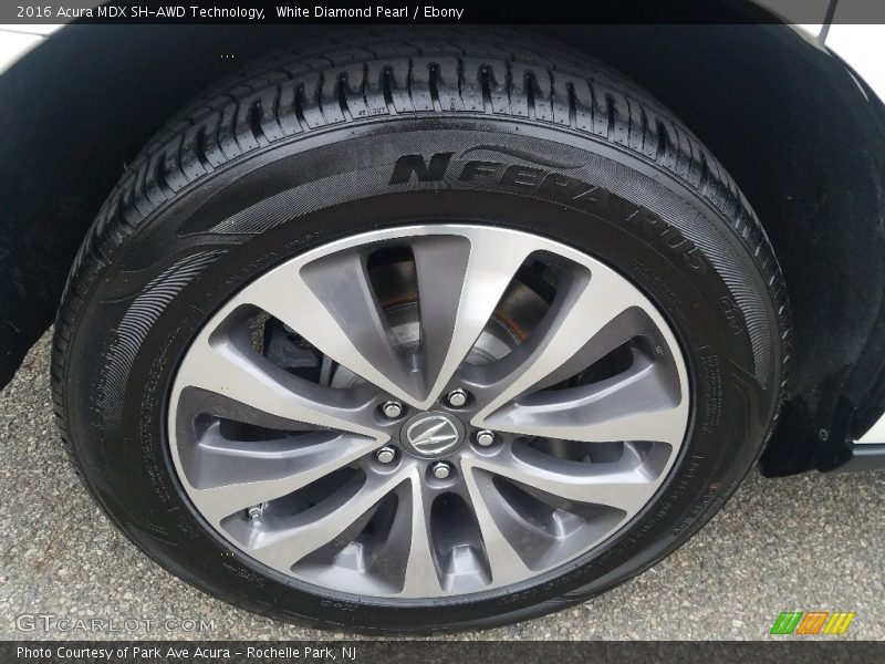 White Diamond Pearl / Ebony 2016 Acura MDX SH-AWD Technology