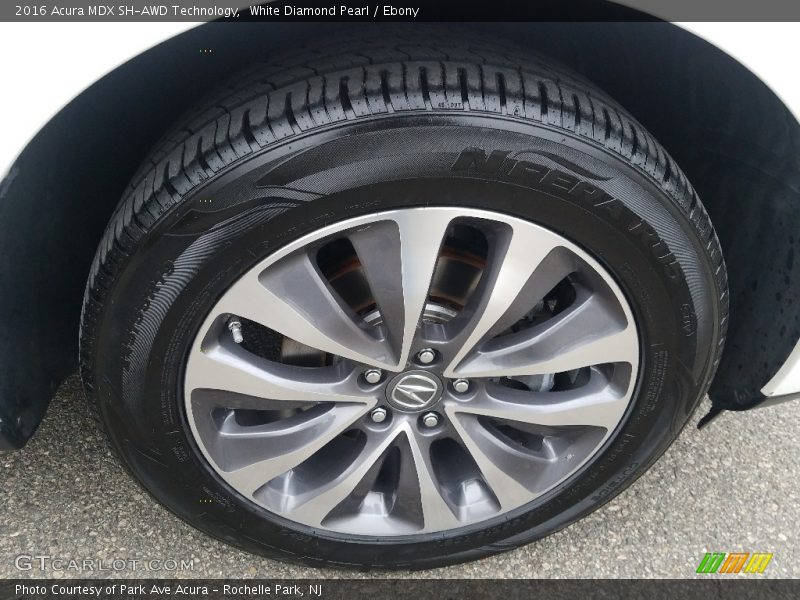 White Diamond Pearl / Ebony 2016 Acura MDX SH-AWD Technology