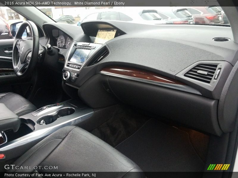 White Diamond Pearl / Ebony 2016 Acura MDX SH-AWD Technology